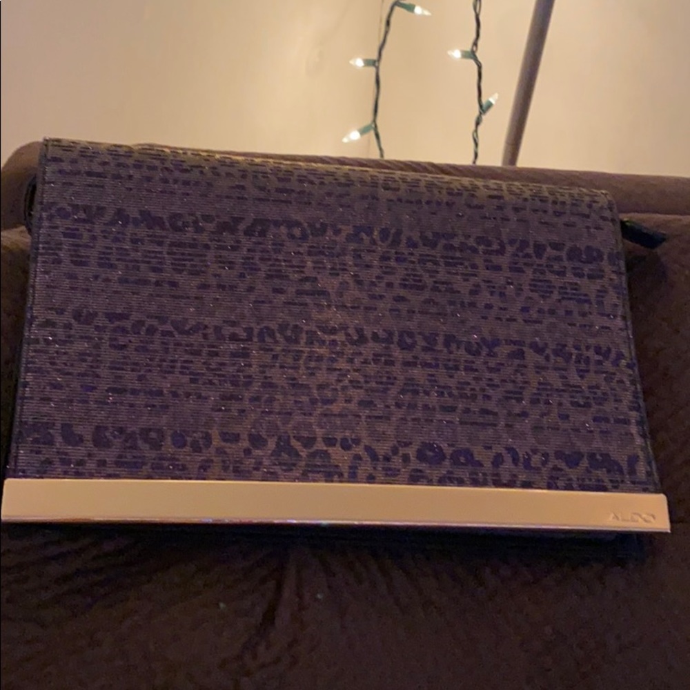 Aldo Purple Cheetah Print Bag